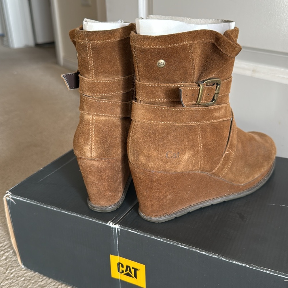 Cat wedge booties. Size 7 (Euro 38) - Picture 4 of 5